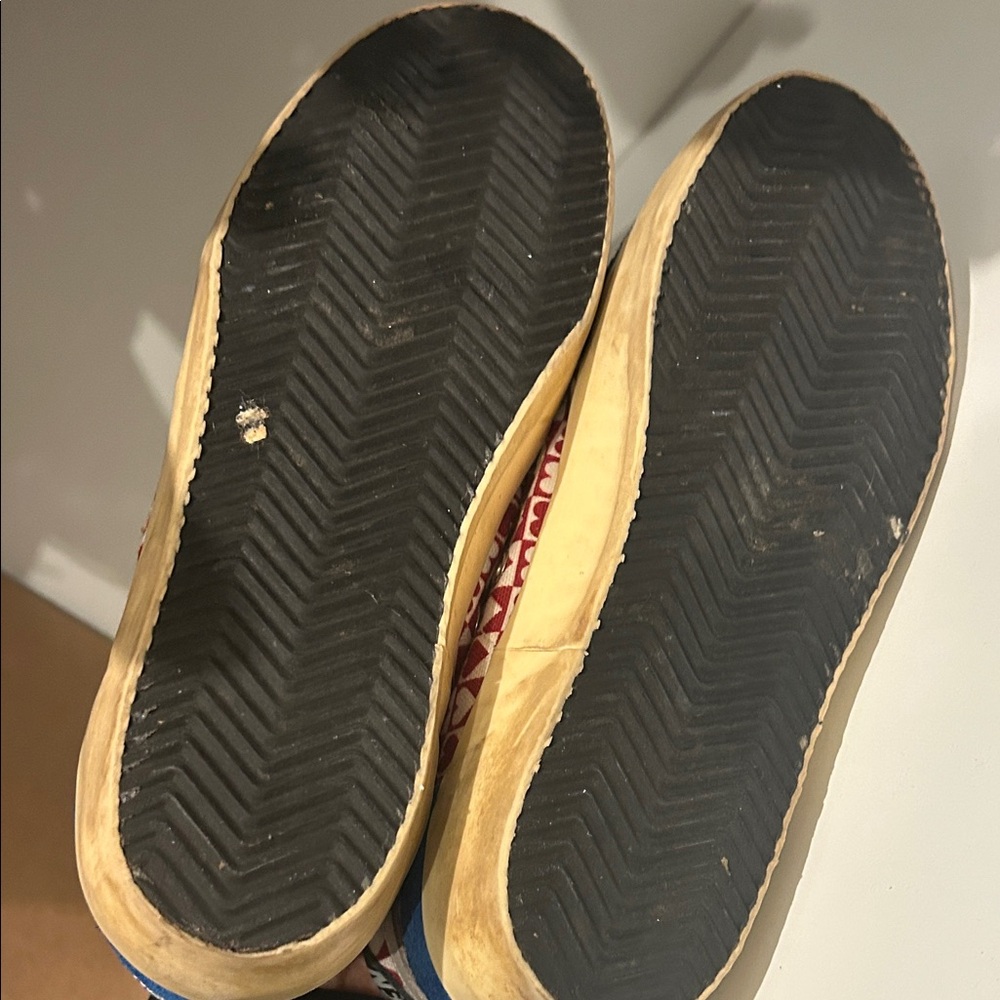 Golden Goose Blue and Red Heart Sneakers 38 - Picture 8 of 15